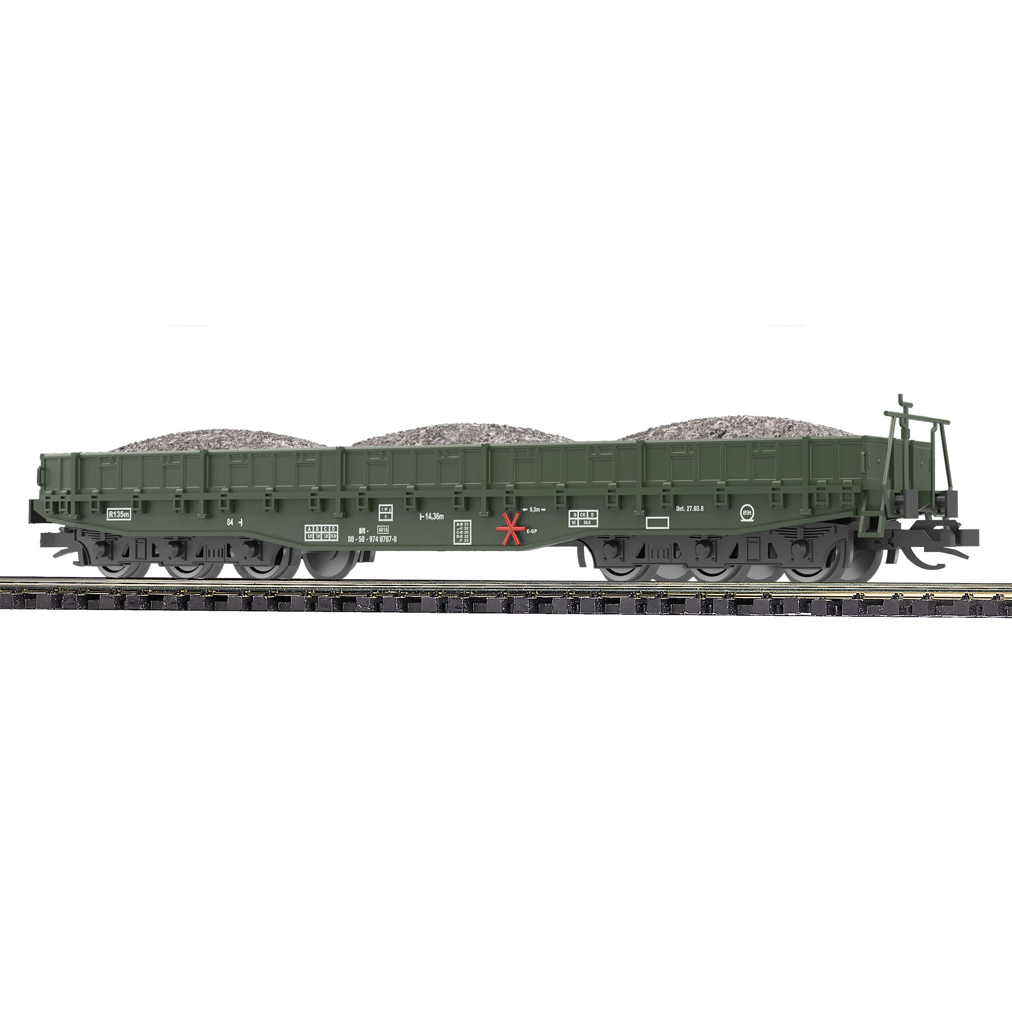 Busch 31187 Flachwagen Samm 4818 Schotter TT