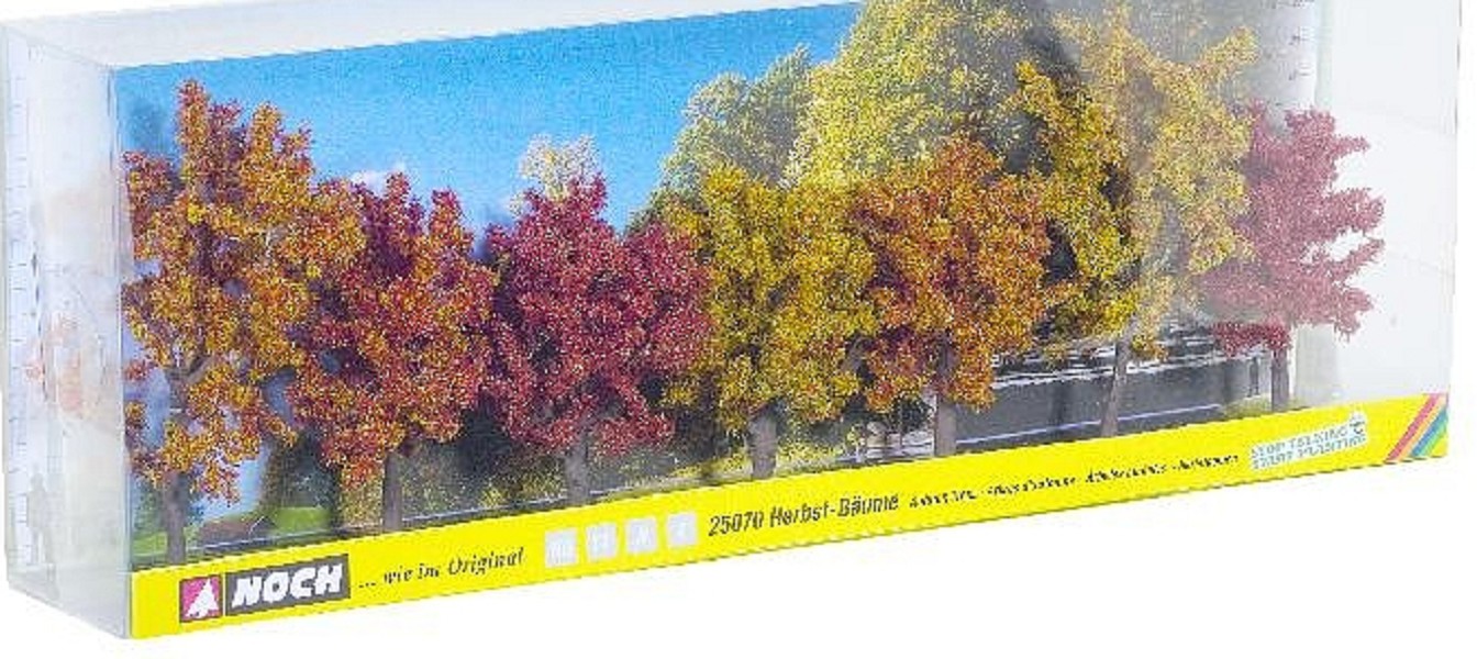 Noch 25070 Herbst-Bäume 7 Stück