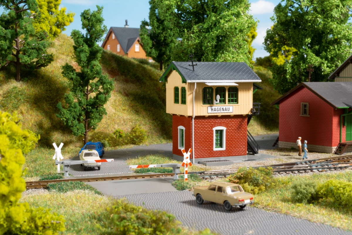 Auhagen 15306 Set Bahnhof Hagenau - Spur TT - Bausatz - Neu - OVP