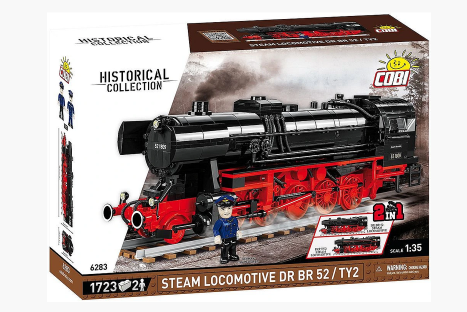 Cobi 6283 DR BR 52/TY2 Steam Locomotive 1:35 Bausatz NEU OVP