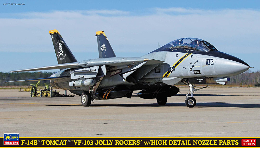 Hasegawa SP673 F-14B Tomcat Vf-103 Jolly Rogers 1:72 Bausatz NEU