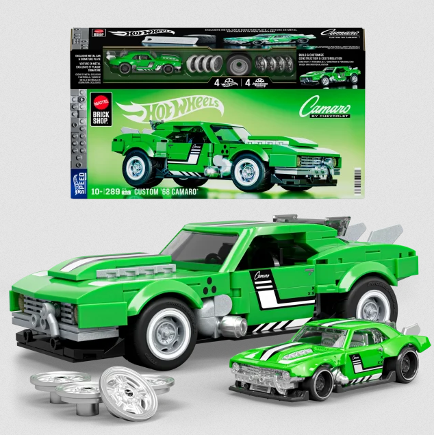Mattel JFT16 Brick Shop Hot Wheels Custom ’68 Camaro 1:32 NEU