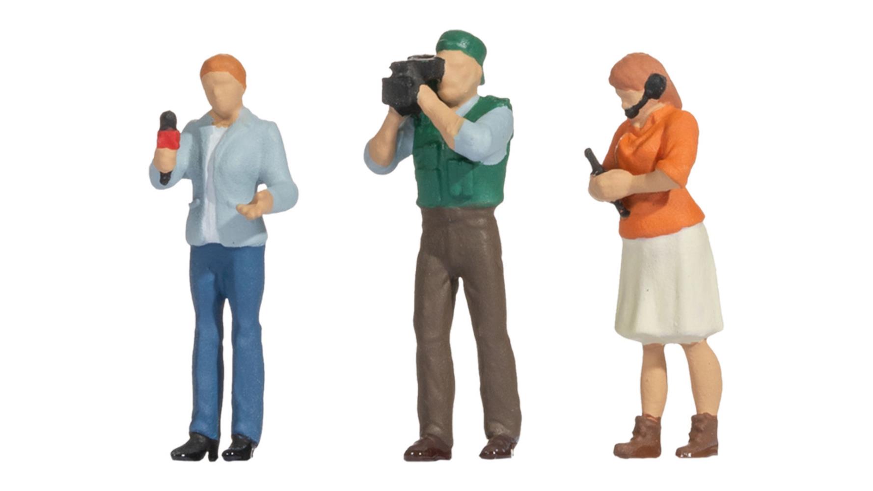 Noch 16605 Funny-Scenes „Reporter Team" 1:87 Spur H0 Neu OVP