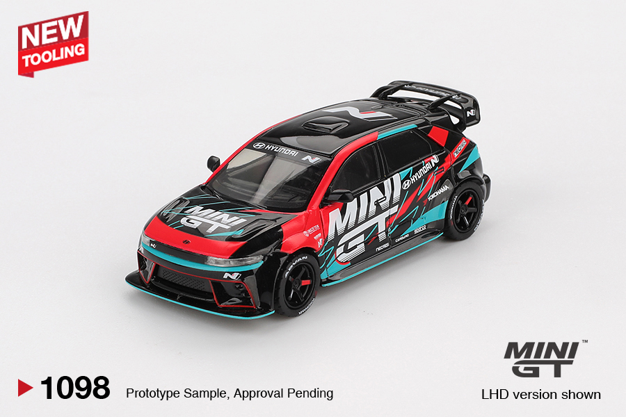 Mini GT MGT01098-L 1:64 HYUNDAI IONIQ 5N MINI GT RS01T TOKYO AUTO SALON 2025