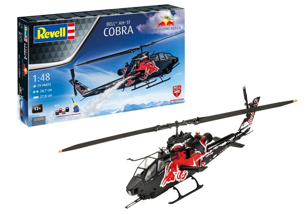 Revell 05640 Geschenkset Flying Bulls Bell AH-1F Cobra 1:48 Neu