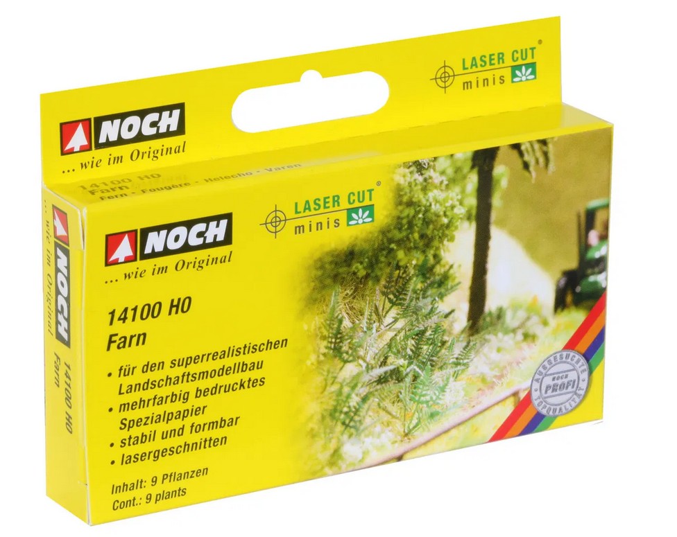 Noch 14100 Farn 9 Pflanzen 1:87 Spur H0 Bausatz NEU OVP