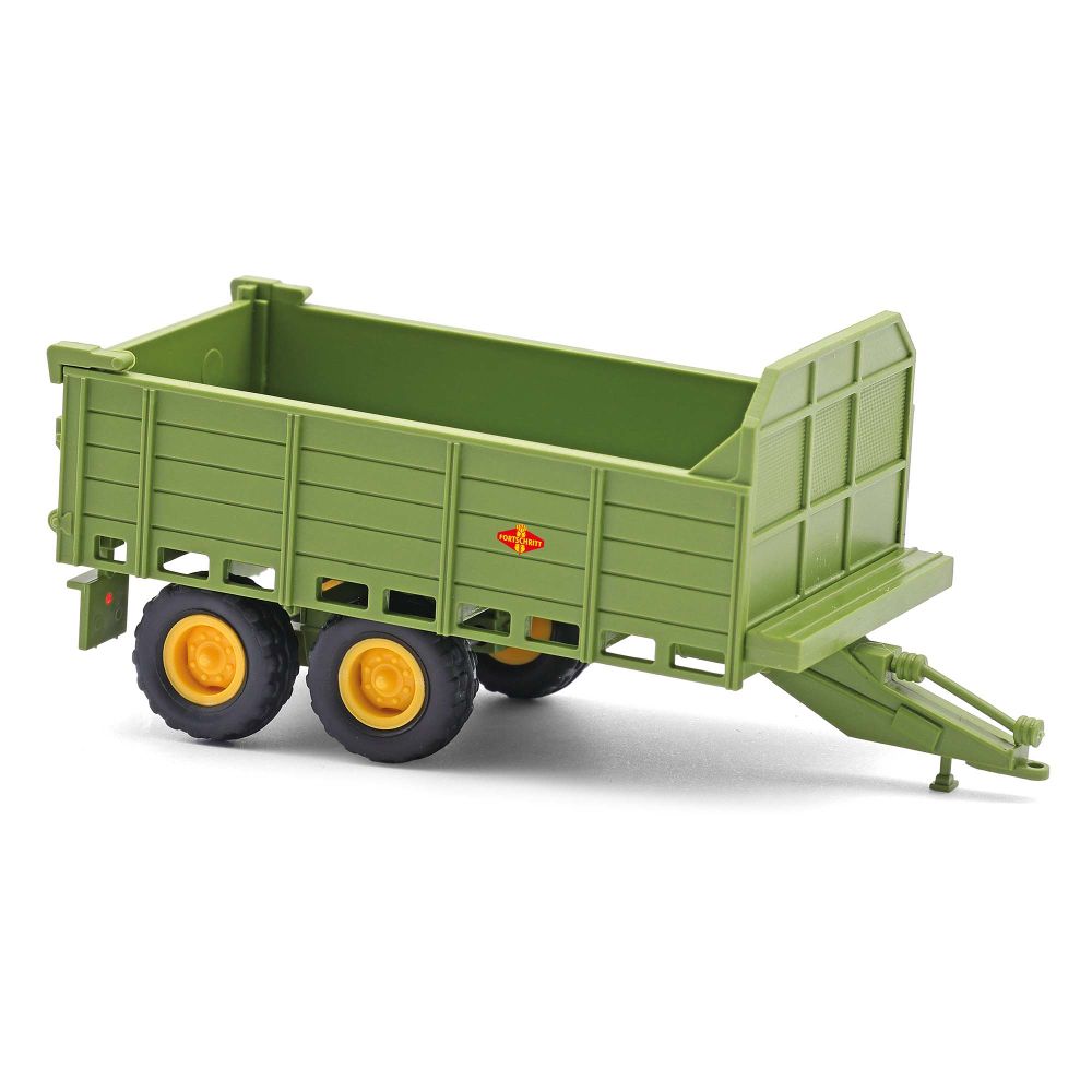 Busch 53807 Fortschritt T 088 Anhänger mit Klappe Grün 1:87 Spur H0