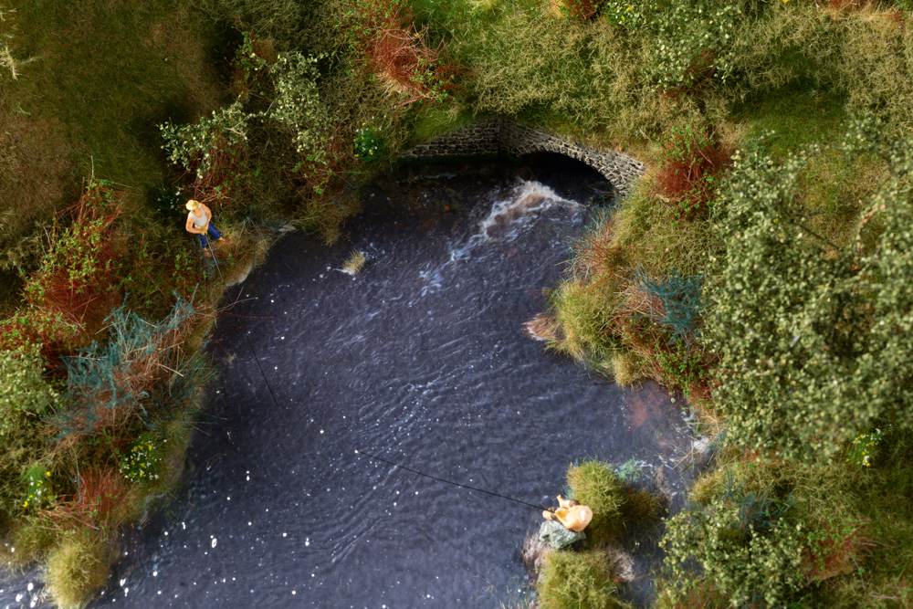 Auhagen 76965 Flusslauf m. Wasserflä. 1:87/1:120/1:160 Spur H0/TT/N