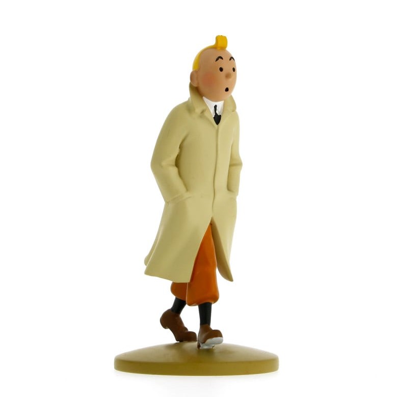 Tim & Struppi TINTIN 42190 Tim im Mantel 12 cm Neu OVP Figur