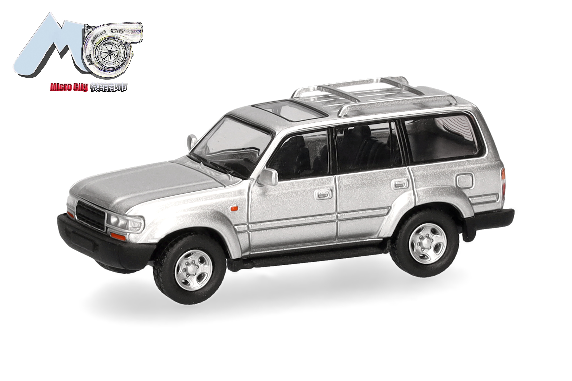 Herpa 87MC000141 Toyota Landcruiser 80, silber