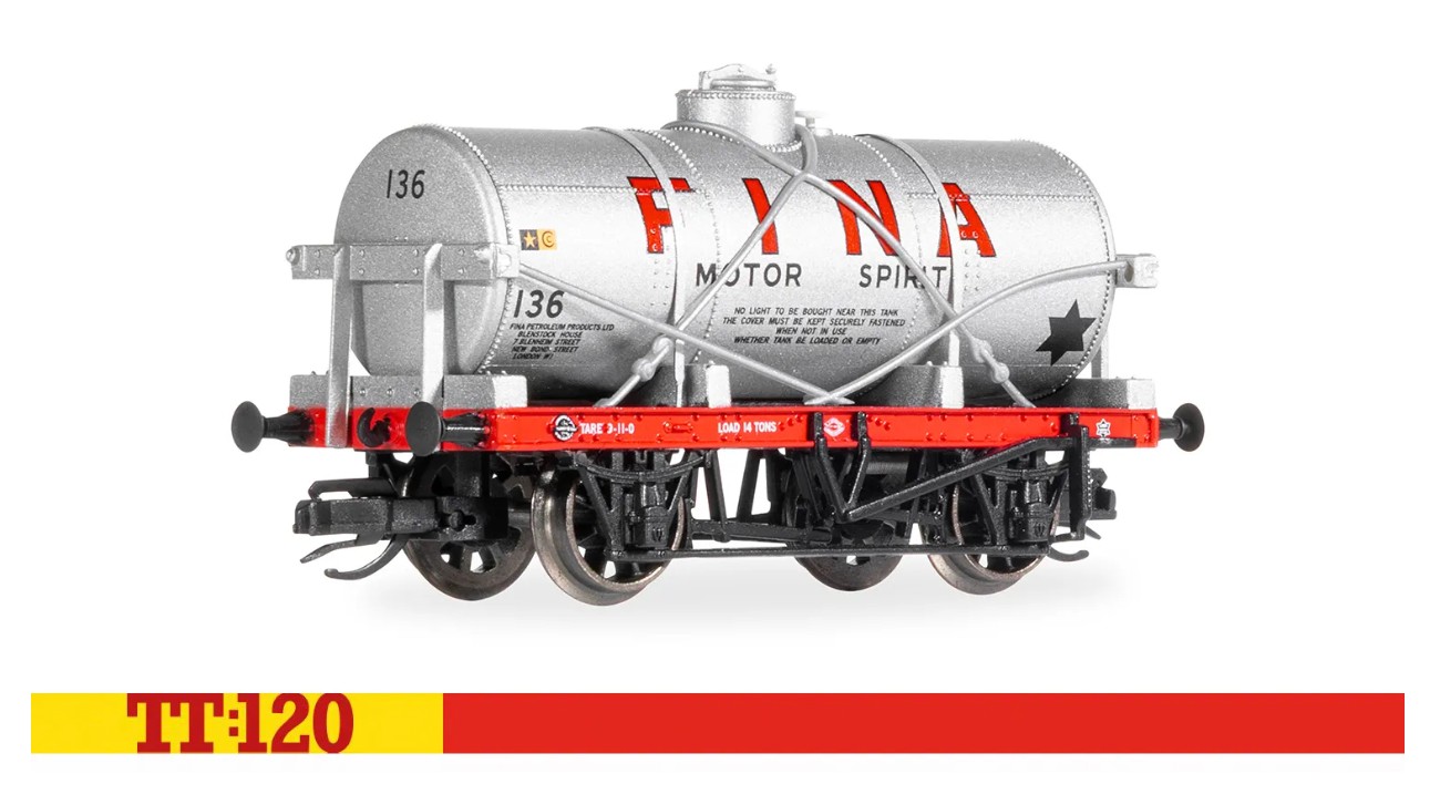 Hornby TT6047 Fina 136 - 12T Tank Wagon 1:120 Spur TT NEU OVP