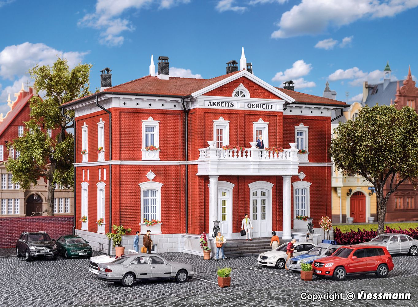 Kibri 38749 Gerichtsgebäude 1:87 Spur H0 Bausatz Neu OVP