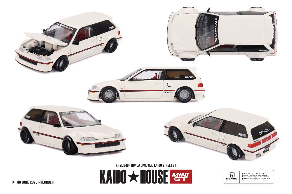 Kaido House KHMG246 1:64 HONDA CIVIC (EF) KAIDO STREET V1 1987