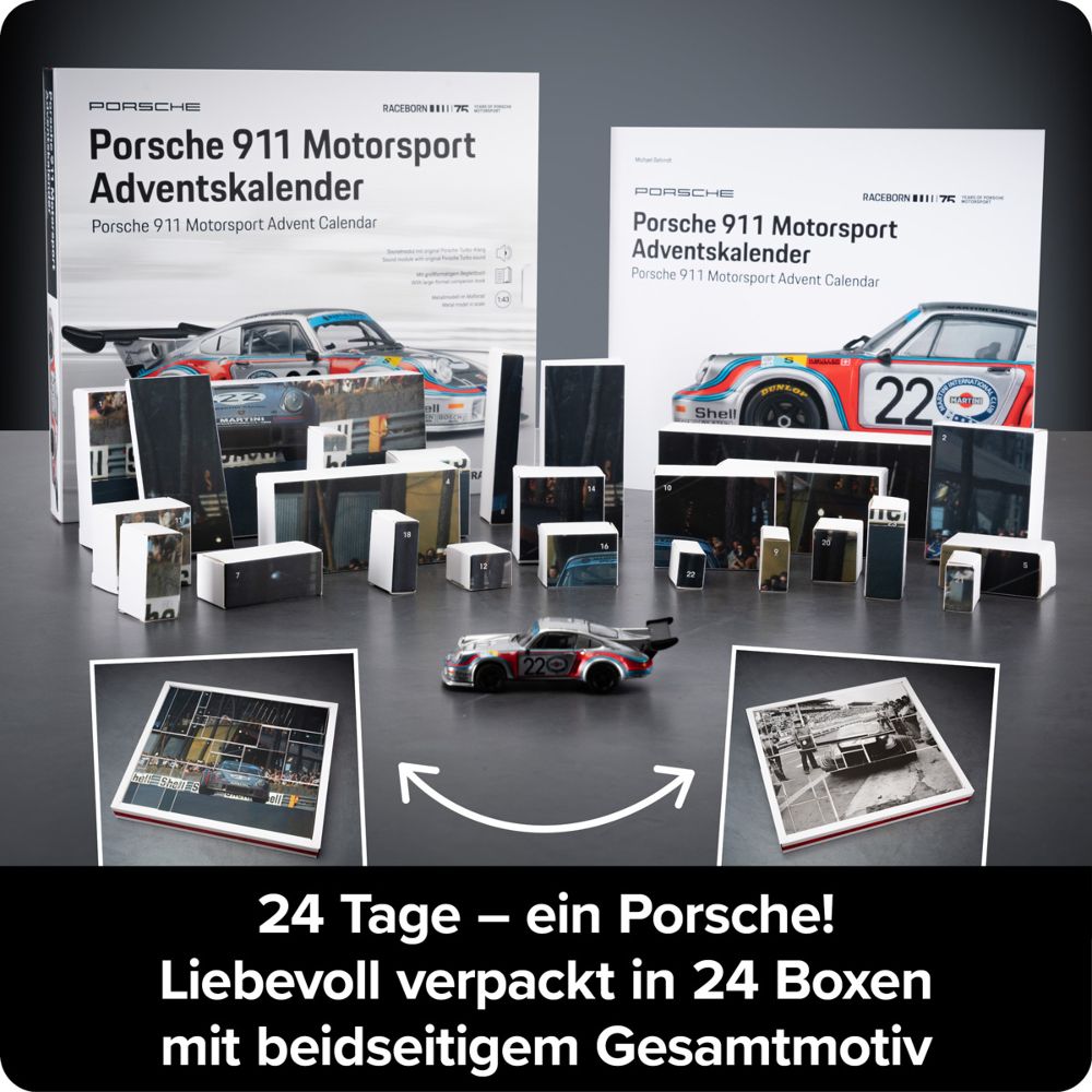 Franzis 67275 Porsche 911 Turbo Motorsport Adventskalender 1:43
