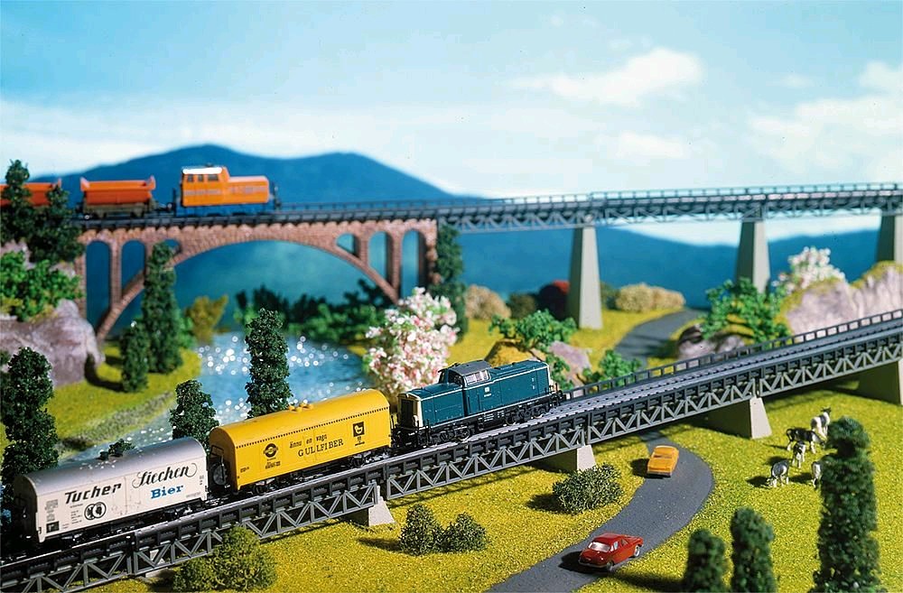 Faller 222540 4 Auffahrtsteile, gerade 1:160 Spur N Neu OVP