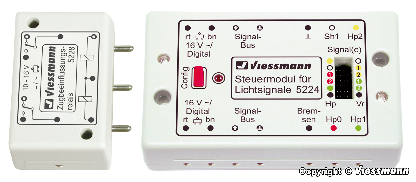 Viessmann 5228 Zugbeeinflussungsrelais bistabil 2 x 1UM Neu OVP