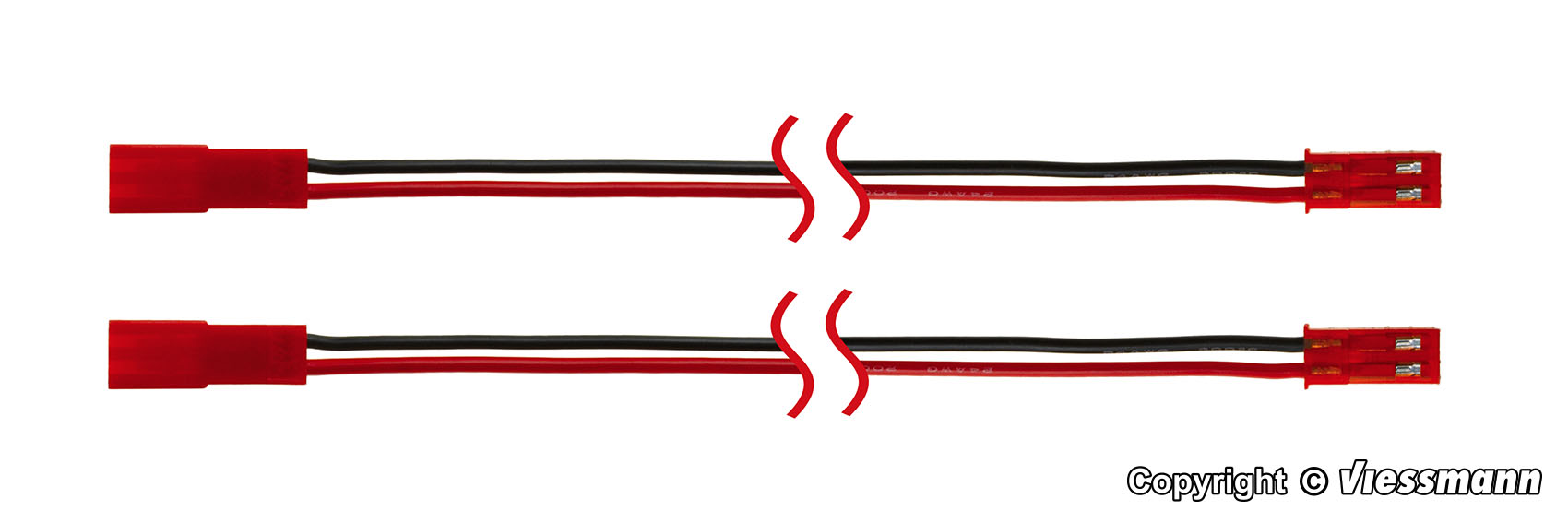 Viessmann 8436 Verlängerungskabel für EasyChain, 0,5 m, 2 Stück NEU