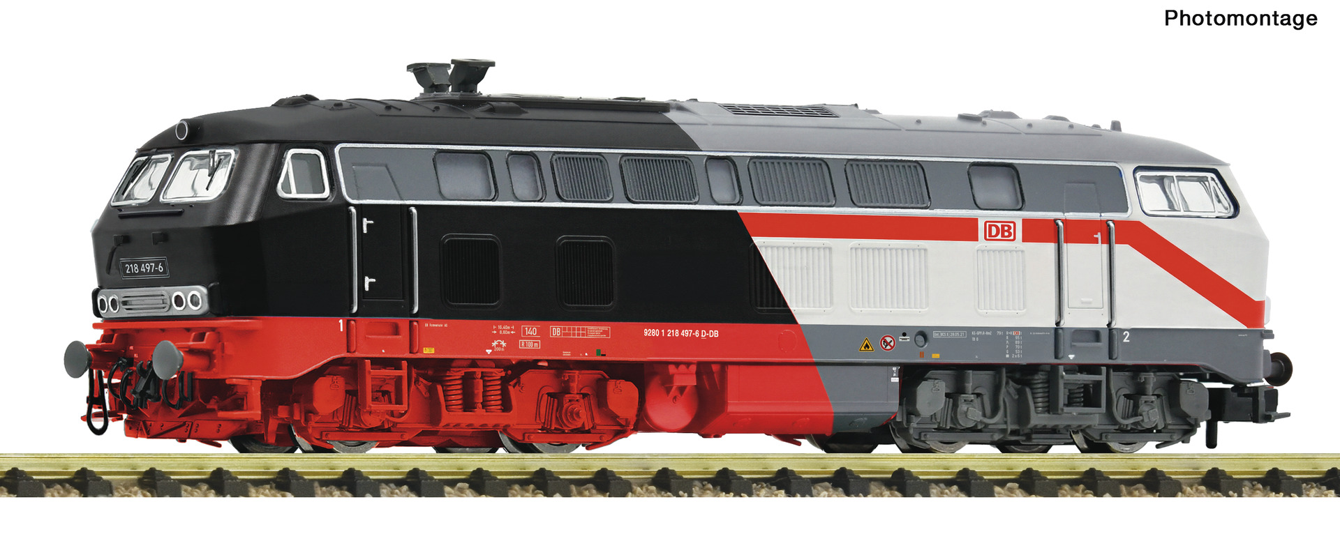 Fleischmann 7370045 Diesellokomotive 218 497-6, DB AG