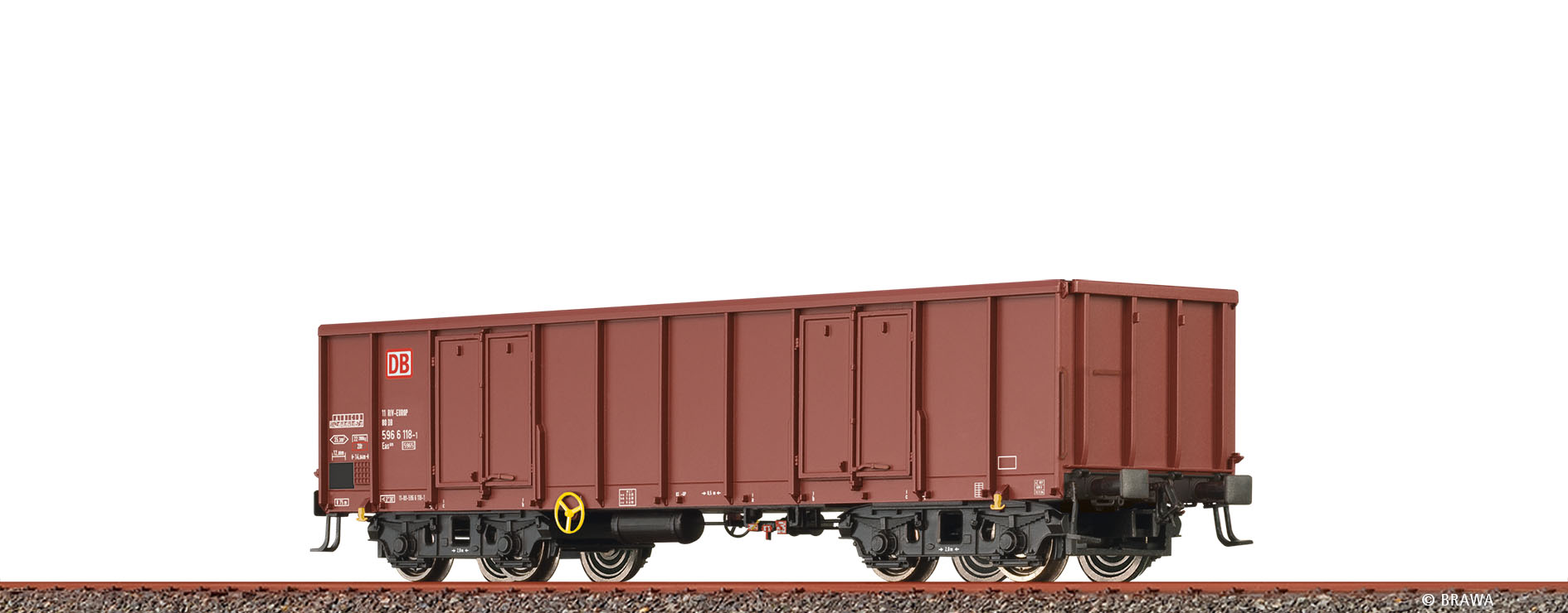 Brawa 51370 H0 Offener Güterwagen Eas070 DB AG