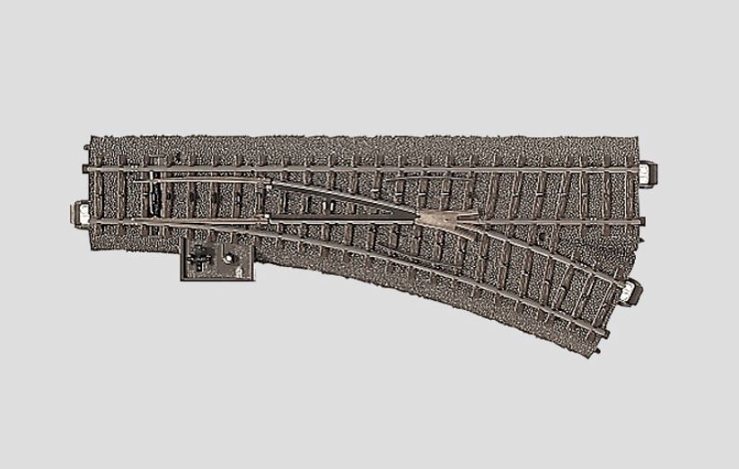 Märklin 24612 Weiche rechts Länge 188,3 mm 1:87 Spur H0 AC Neu
