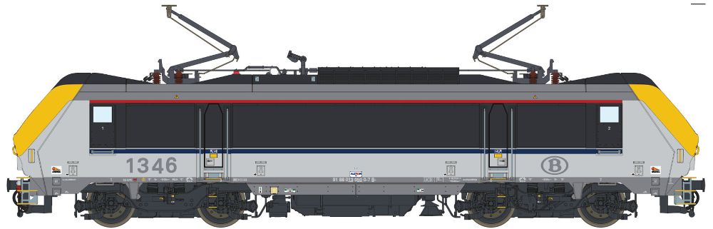 LS Models 13504S E-Lok HLE 13 (1346) SNCB, Ep.VI, AC Sound Spur H0