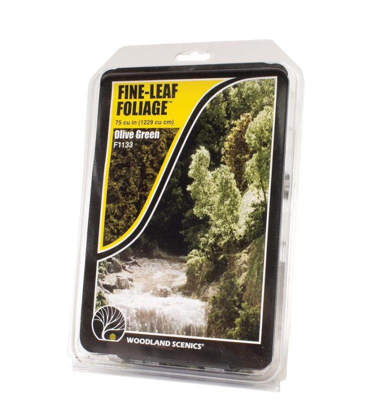 Woodland Scenics F1133 Olive Green Fine Leaf Foliage - Neu - OVP