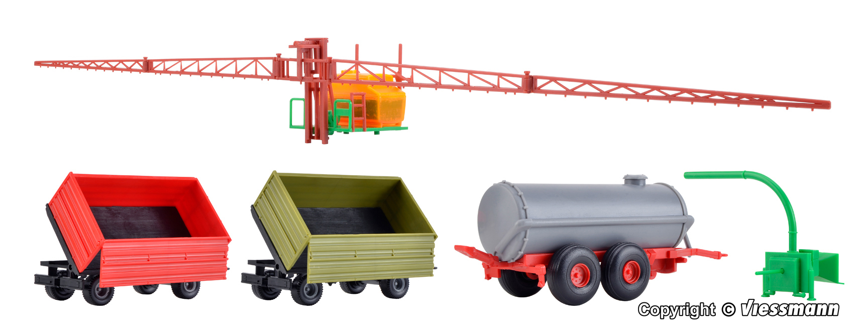 Kibri 12996 Landwirtschaftliches Set 1:87 Spur H0 Bausatz Neu