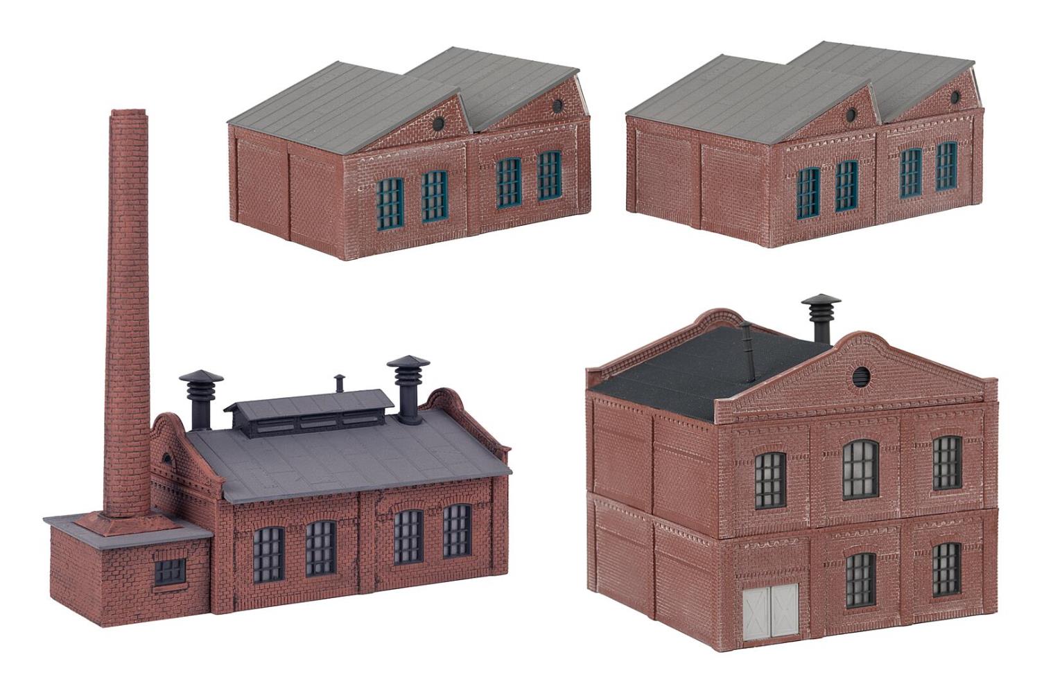 Faller 222226 Fabrik 1:160 Spur N Bausatz Neu OVP Industrie
