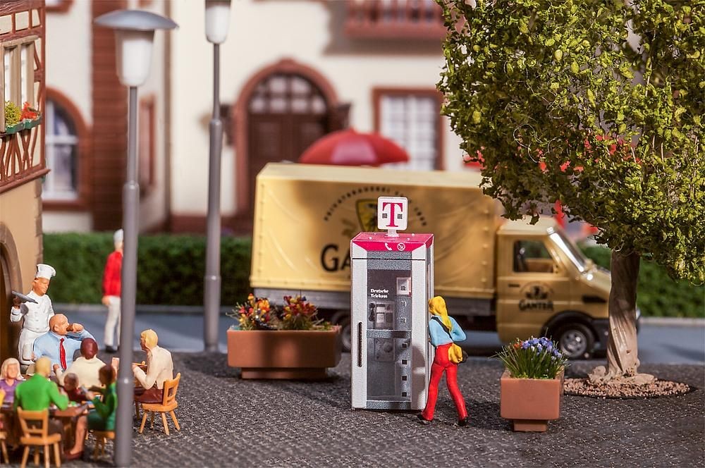 Faller 180956 Telefonzelle Telekom 1:87 Spur H0 Neu OVP