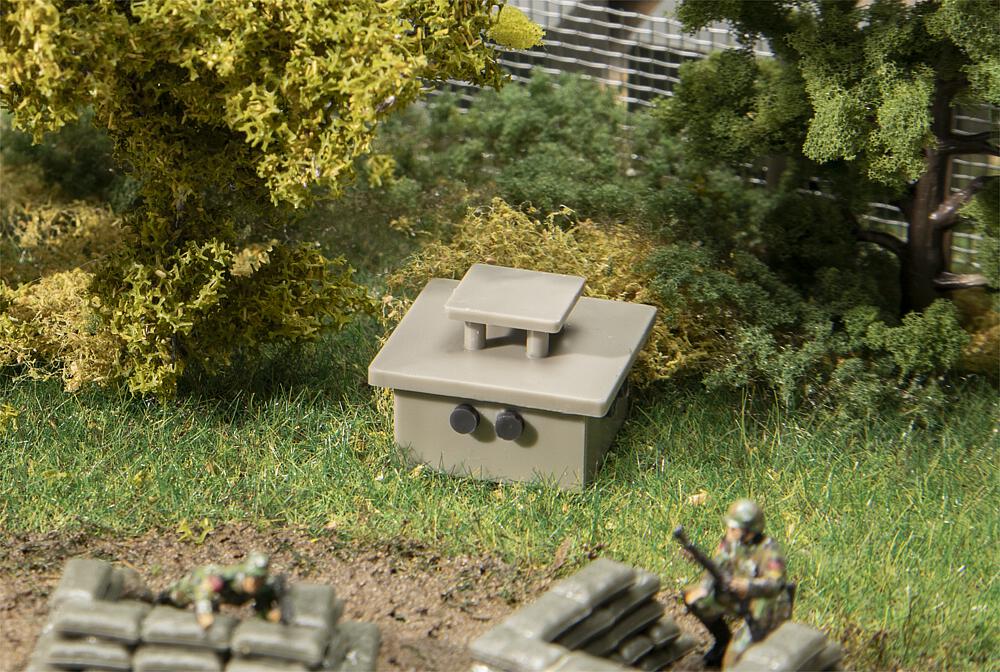 Faller 144072 2 Bunker-Notausstiege 1:87 Spur H0 Neu OVP Militär