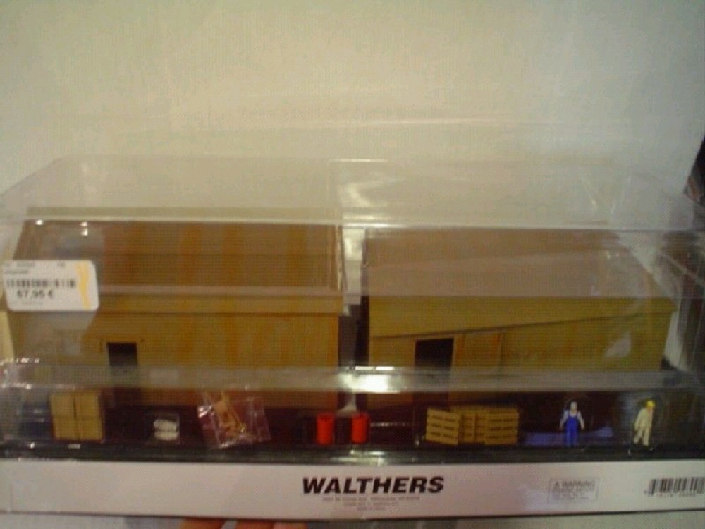 Walthers 9332845 Hafengebäude Fertigmodel 1:87 Spur H0 NEU OVP