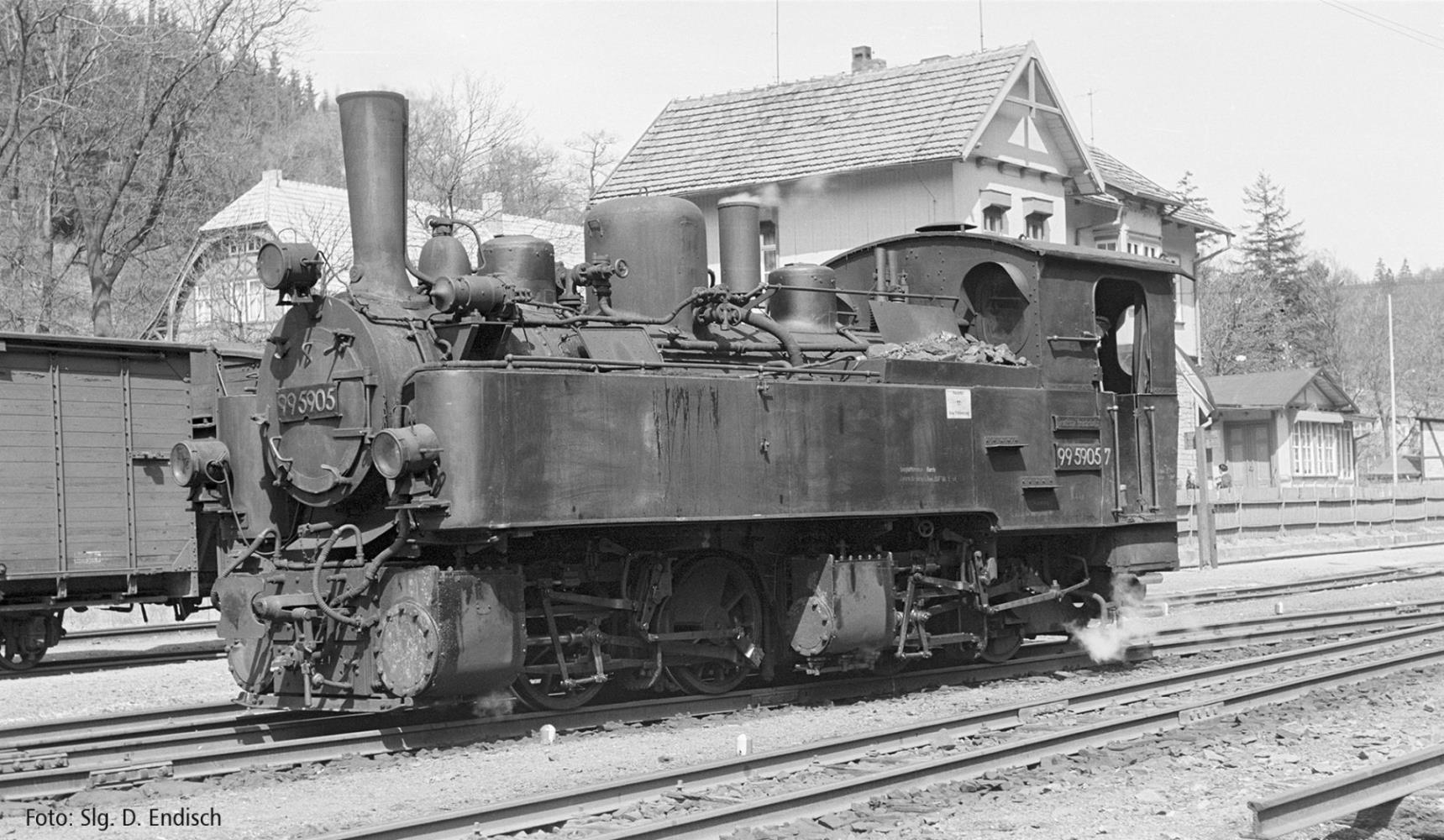 Tillig 05801 Dampflokomotive 99 5905 DR Ep. III 1:87 Spur H0m