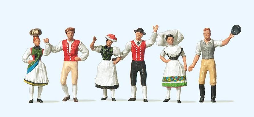 Preiser 24604 Volkstrachten 1:87 Spur H0 Neu OVP Figuren