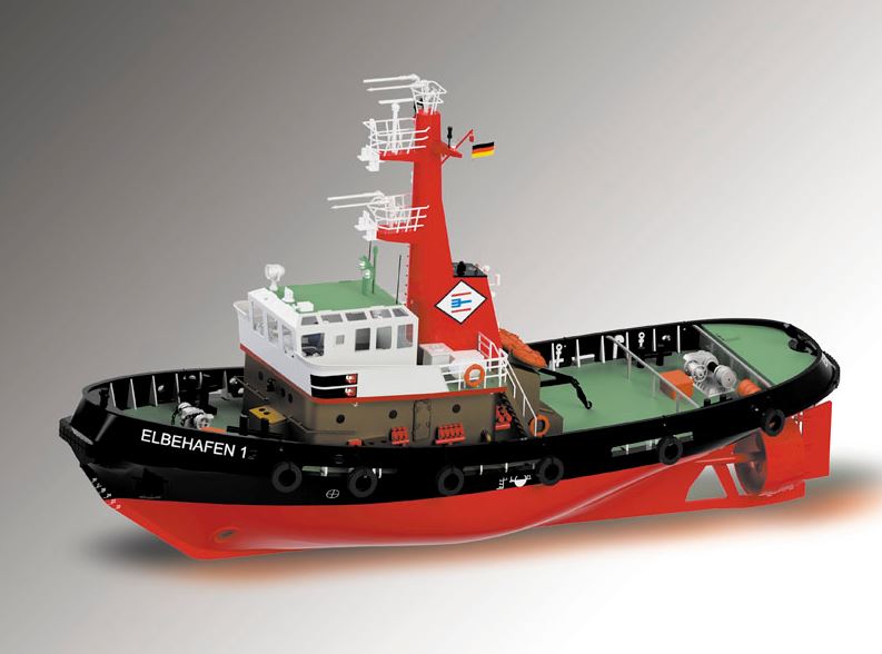 TÜRKMODEL 24558 Elbehafen 1 Schlepper/Eisbrecher 1:50 Bausatz Neu