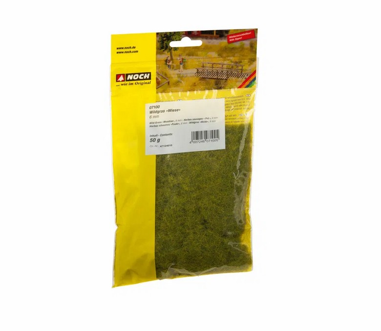 Noch 07100 Wildgras “Wiese” 6 mm 50 g Beutel NEU OVP