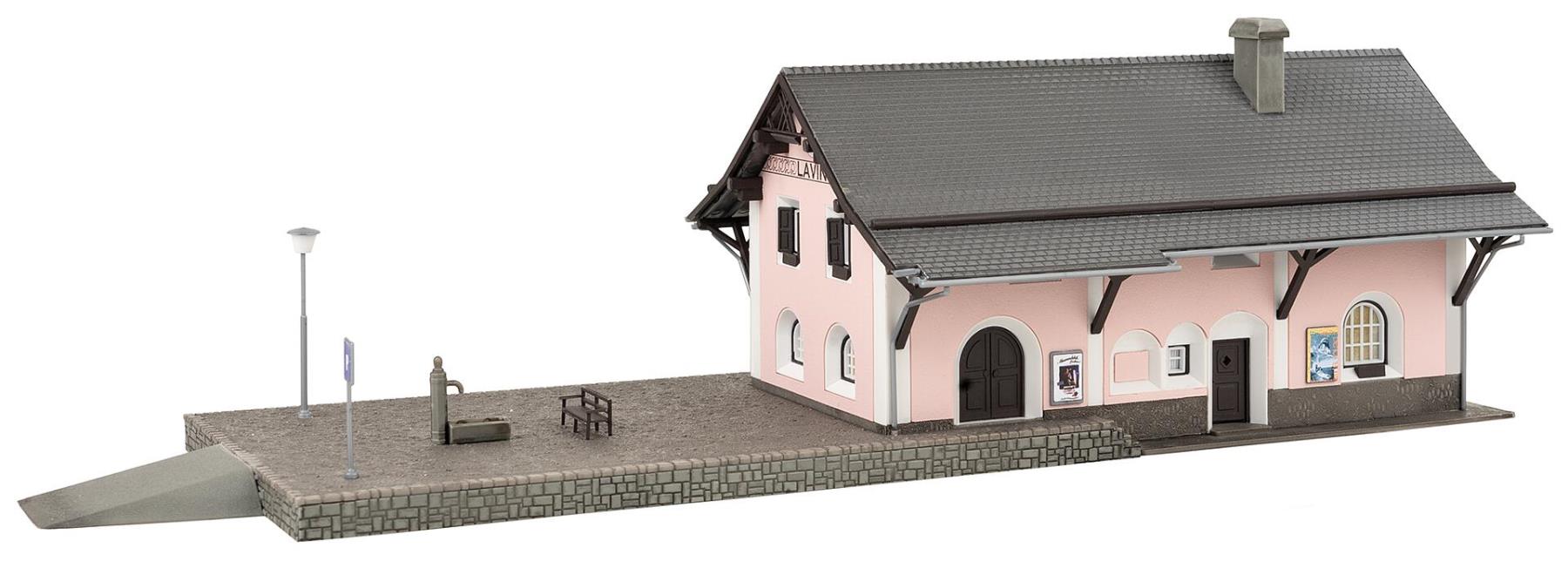 Faller 110134 Bahnhof Lavin 1:87 Spur H0 Bausatz Neu OVP