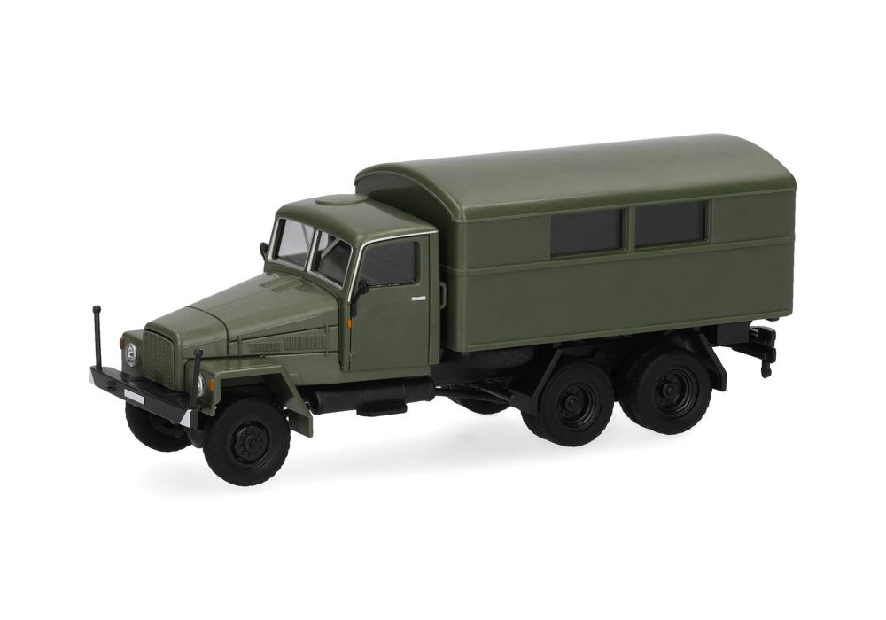 Herpa 747318 IFA G5 Koffer-LKW NVA-grün 1:87 Spur H0 NEU OVP