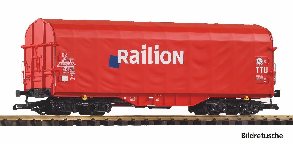 Piko 37020 Schiebeplanenwagen DB Raillion V 1:22,5 Spur G NEU