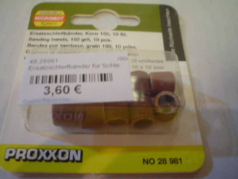 Proxxon 28981 Ersatzschleifbänder
