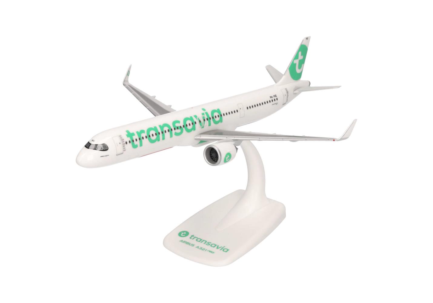 Herpa 614344 Transavia Airbus A321neo PH-YHZ 1:200 Snap-Fit Neu