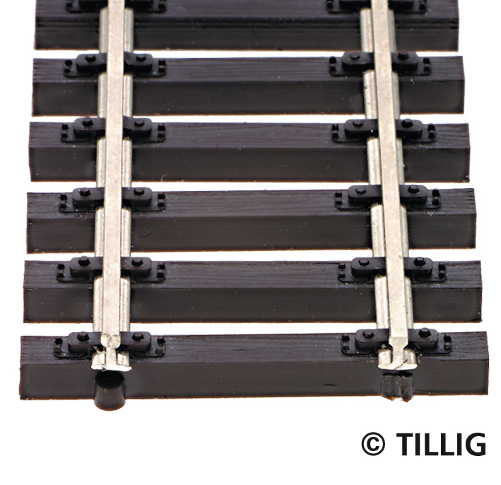 Tillig 83125 Holzschwellenflexgleis Länge ca. 664 mm 1:120 Spur TT