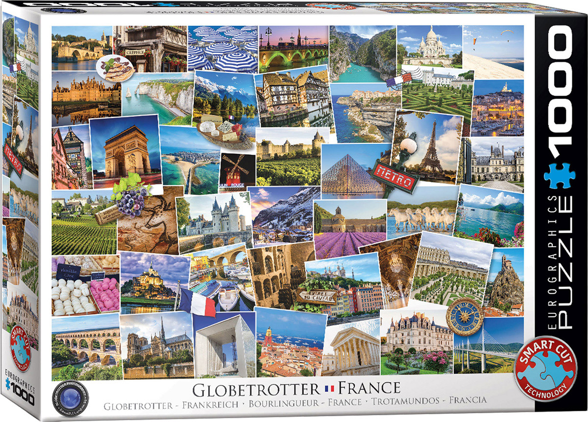 EUROGRAPHICS 6000-5466 Globetrotter Frankreich 1000 Teile Puzzle