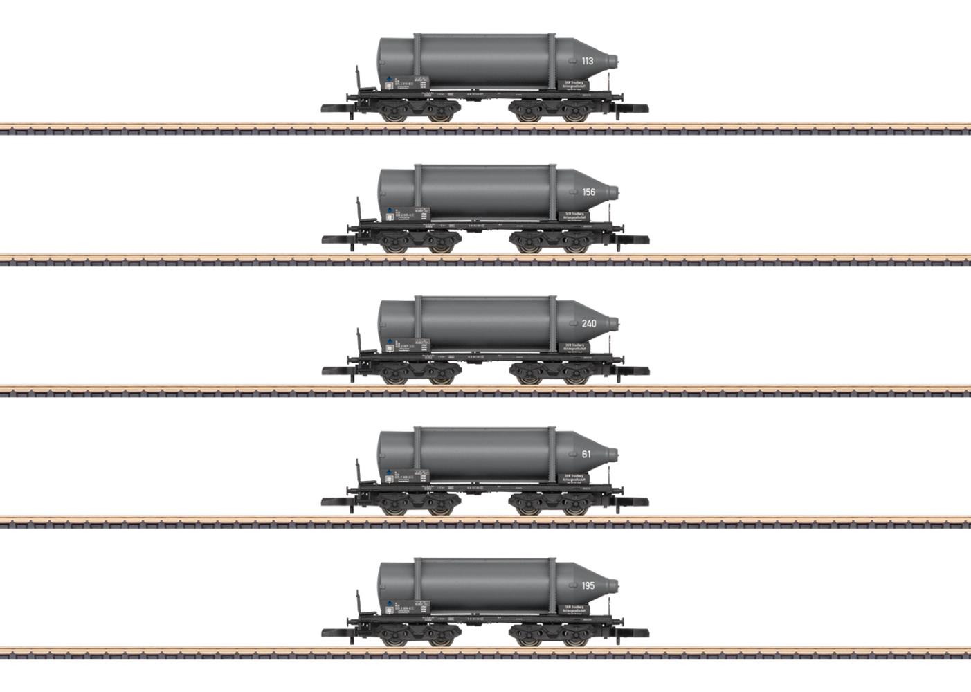 Märklin 82092 Carbid-Flaschenwagen-Set DB 1:220 Spur Z Neu OVP
