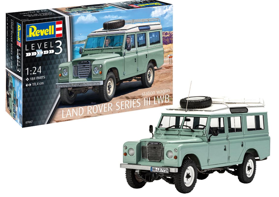 Revell 07047 Land Rover Series III LWB station wagon 1:24 Bausatz