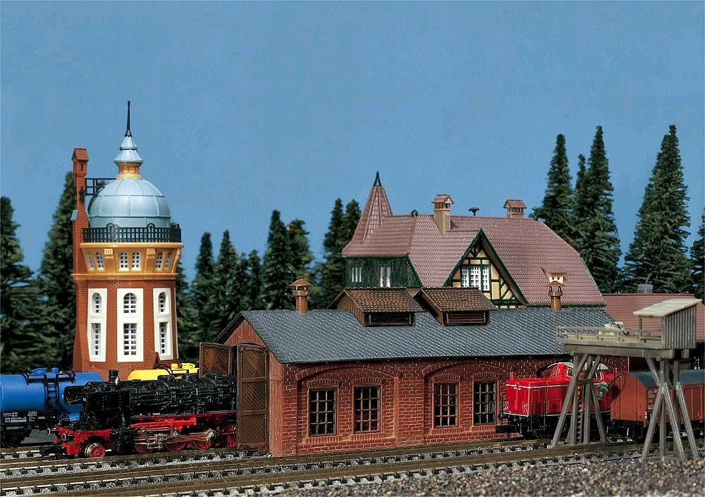 Faller 222141 Lokschuppen, 1-ständig 1:160 Spur N Neu OVP
