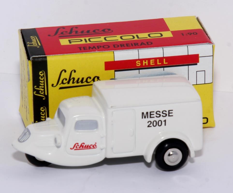 Schuco Piccolo Tempo Dreirad Messe 2001, 1:90, weiß, OVP