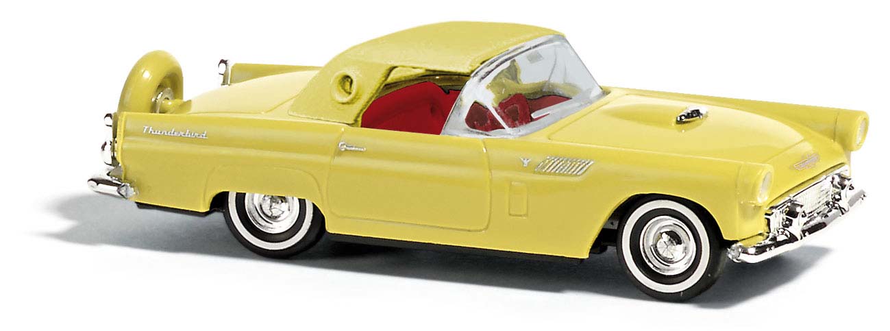 Busch 45220 Ford Thunderbird Pastellgelb 1:87 Spur H0 Standmodell