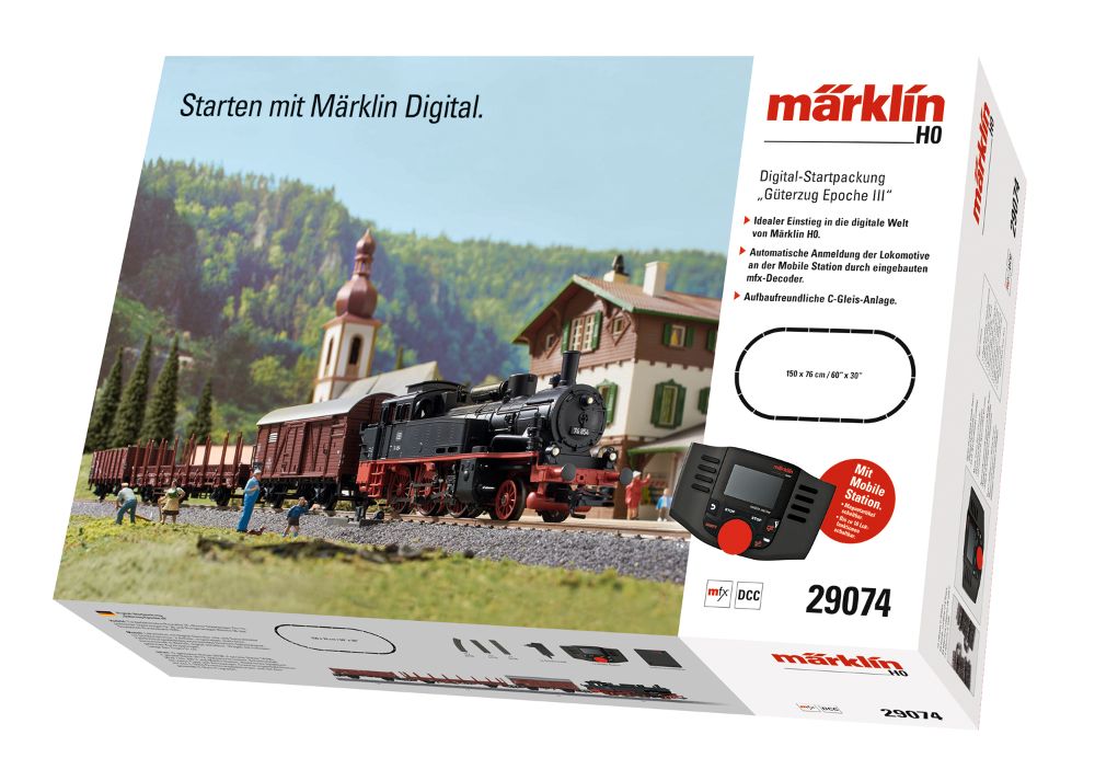 Märklin 29074 Digital-Startpackung "Güterzug Epoche III" 1:87 Spur H0