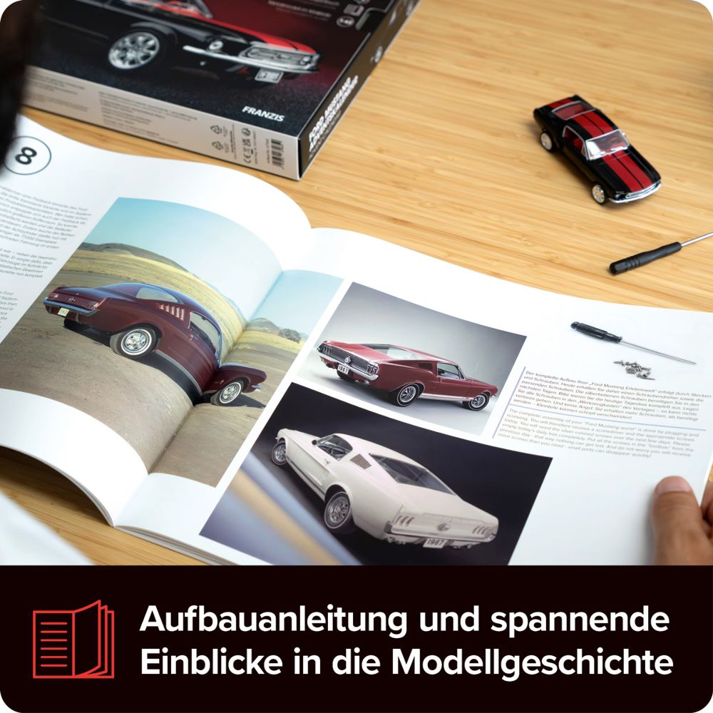 Franzis 67965 Ford Mustang Adventskalender 1:43 Bausatz NEU OVP