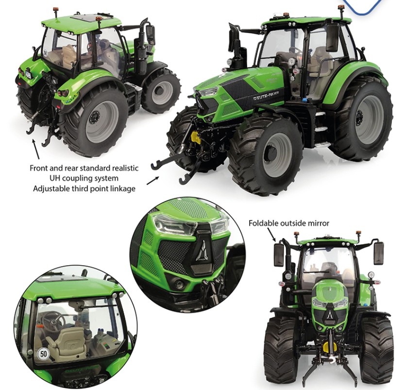 Universal Hobbies UH6494 Deutz-Fahr 6150.4 RV SHIFT 1:32 Spur 1 Standmodell